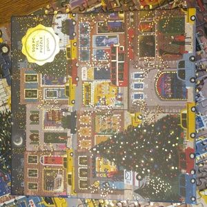 Galison Winter Lights 500 Piece Foil Jigsaw Puzzle